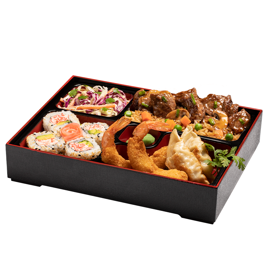 Bento Deluxe de Carne Teriyaki